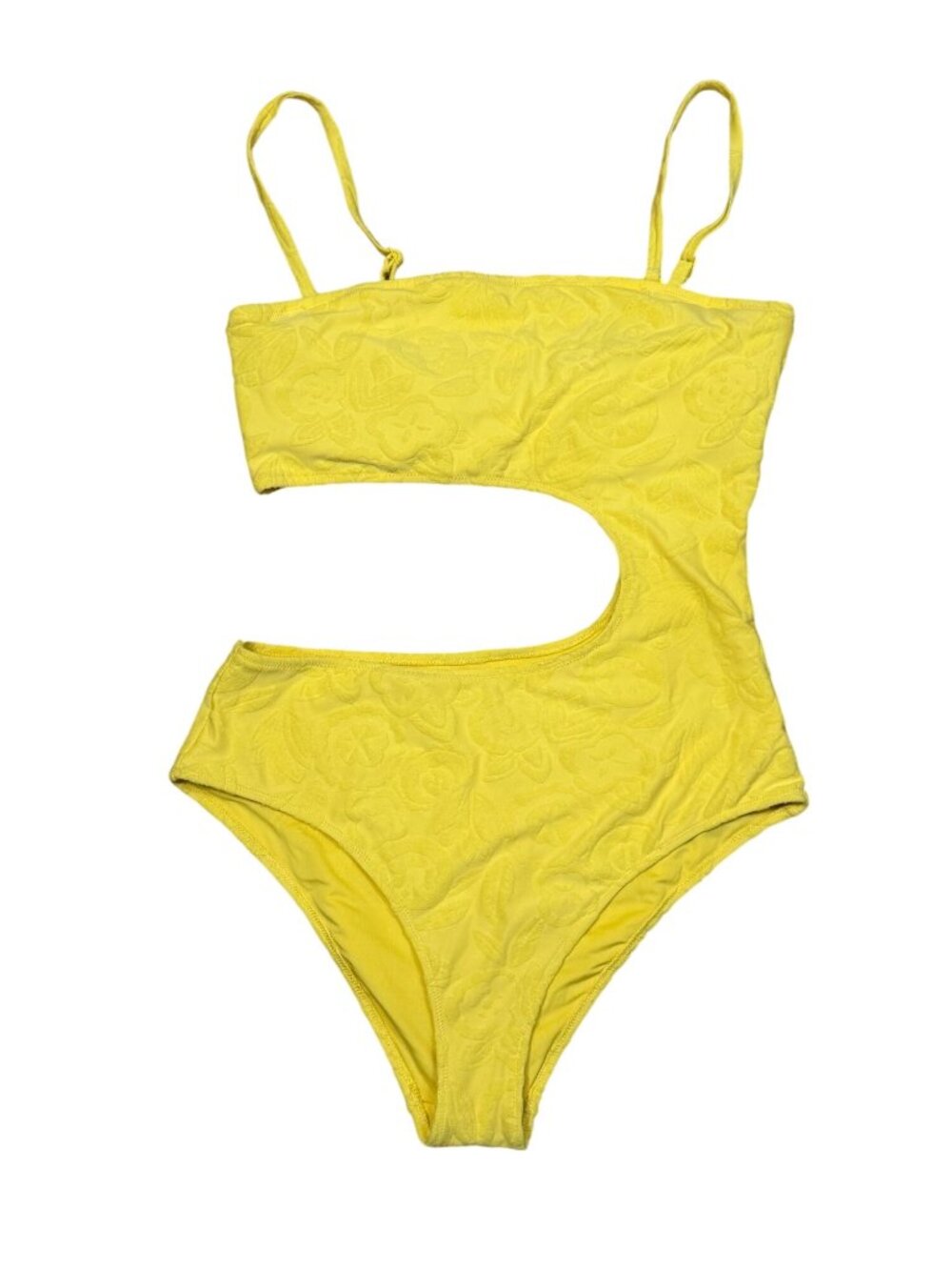 Aerie One Piece Cheeky Yellow Bathing Suit XL
